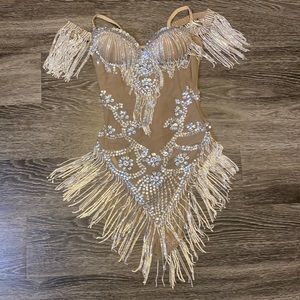 Alglist Crystal Mesh Dress